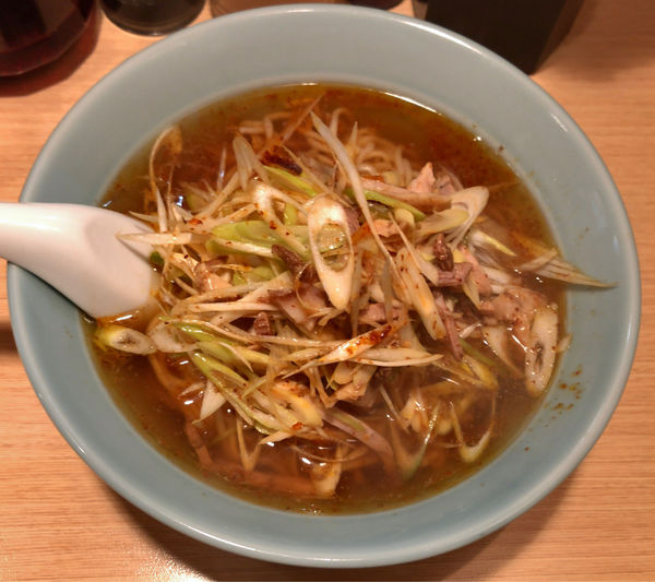 「ねぎチャーシュー麺 700円」@らーめん 田丸の写真