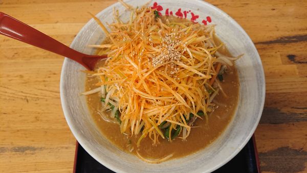 「ネギ味噌ラーメン　９１３円」@みそのめん王 若柴店の写真