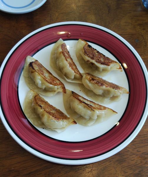 「ギョーザ 400円 (ラーメンとセットで200円)」@コーヒー＆ラーメン トーリンの写真