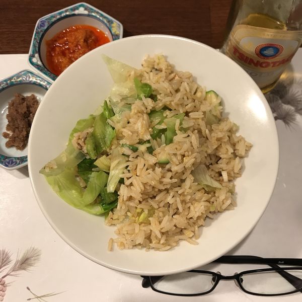 「生菜咸魚炒飯（香港塩漬魚ハムユイとレタスのチャーハン）」@Chinese Restaurant 漢の写真