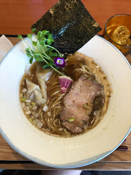「海老煮干しトリュフ醤油ラーメン　890円」@麺屋 轍 豊川店の写真