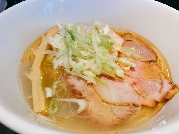 「海老×貝×塩中華そば」@つけ麺 中華そば アンタイNOODLESの写真