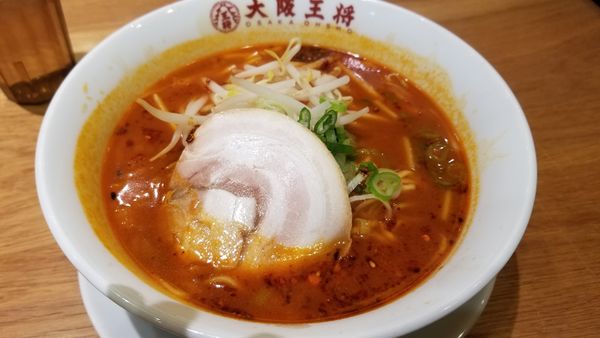 「炎のラーメン」@大阪王将 松本駅前店の写真