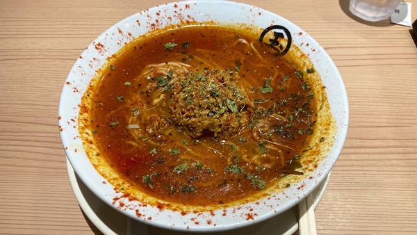 「東京駅一番街15周年記念限定 香麺」@東京煮干し らーめん 玉 東京駅店の写真