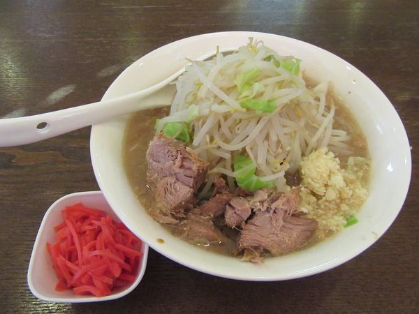 「康二郎　小（８００円）＋紅生姜５０円」@ふたつき家の写真