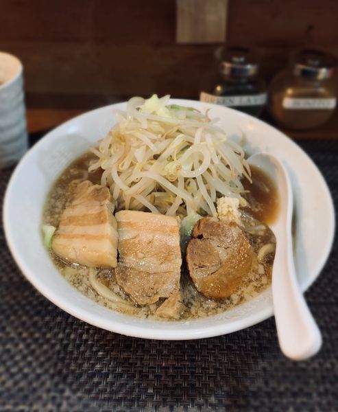「ミニラーメン（ニンニク少し￥700）」@鉄板焼 こじろう(526)の写真
