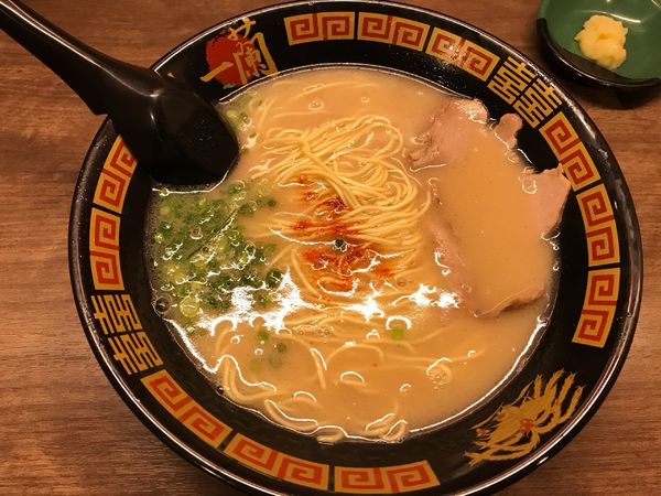 「とんこつラーメン」@一蘭 あべの店の写真