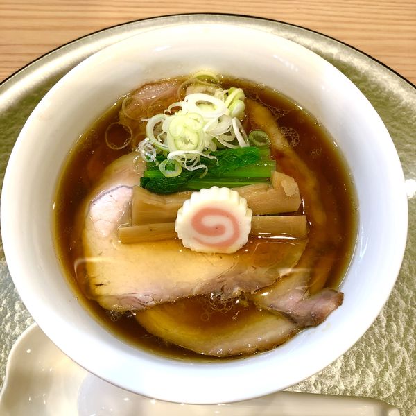 「深緑黒出汁￥1100＋TPもろみポーク￥200x2」@中華そば 深緑の写真