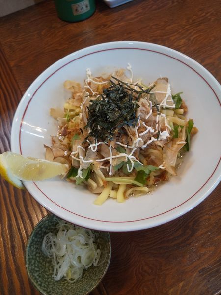 「【限定】ジャ～ンク！こってりあっさりなジャンク和え麺880円」@拉麺 イチバノナカの写真