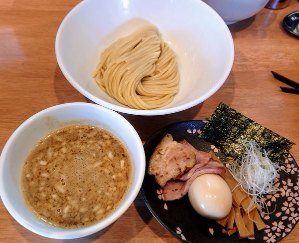 「濃厚醤油つけ麺」@麺処 湯咲の写真