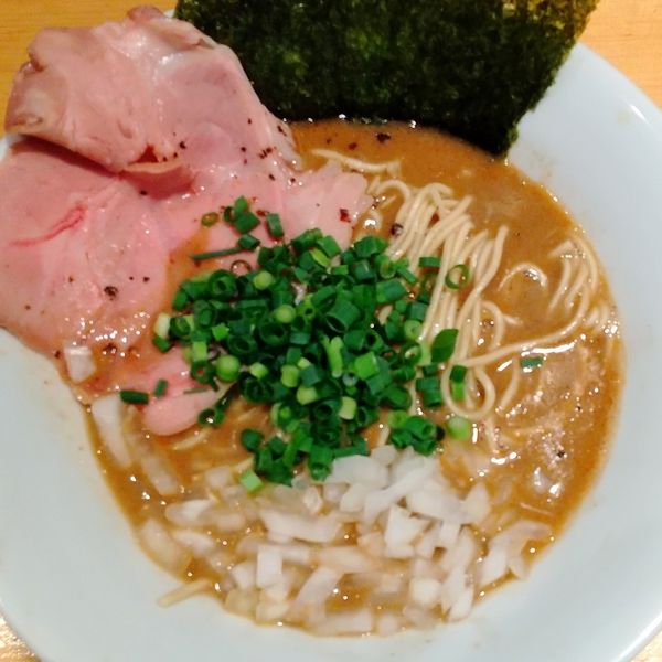 「濃厚海老煮干そば860円」@麺屋 まほろ芭の写真