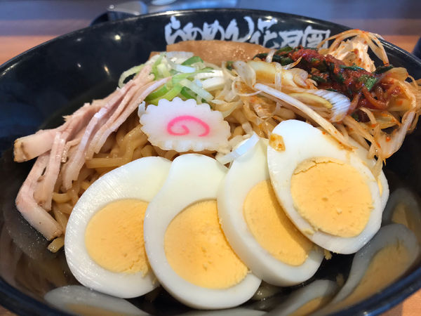 「もんじゃそば（シャキネギ）」@らあめん花月嵐 ひたちなか高場店の写真