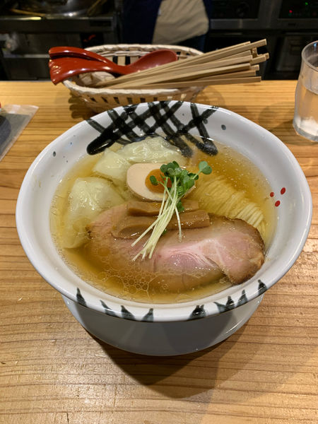 「塩ワンタン麺」@いしかわやの写真