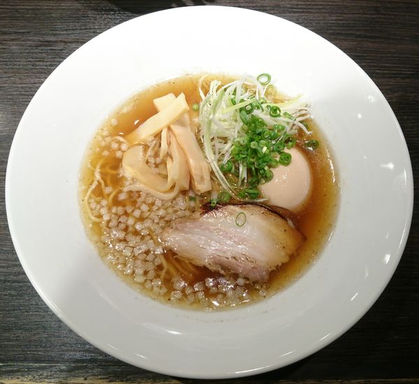 「淡麗醤油そば＋味玉」@中華そば 十目一八食堂の写真