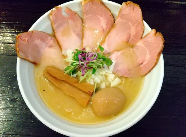 「鯛塩 にごりそば」@らぁ麺 ゆら吉の写真