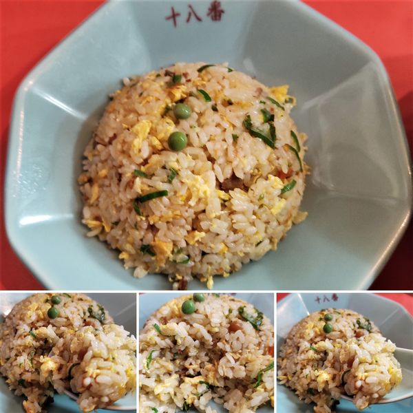 「半チャーハン　400円」@十八番の写真