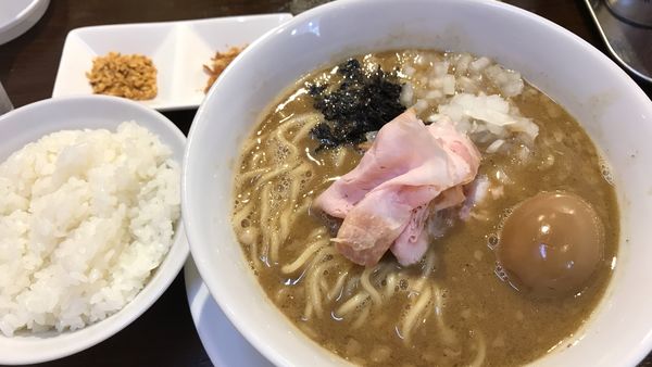 「味玉濃厚そば」@中華そば 山下の写真