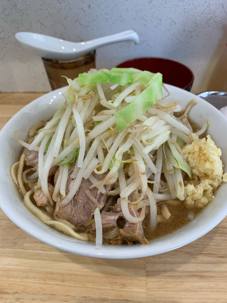 「小　卵　野菜少なめ」@ラーメン 他力也の写真