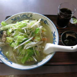 タンメン：660円(メニュー表は600円外税表記）