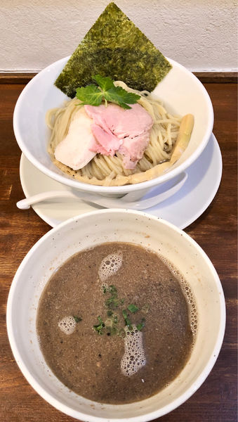 「【期間限定】さんま水の秋刀魚つけ麺　並　950」@らぁ麺しろの写真