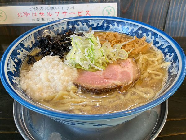 「極煮干し豚そば」@麺屋 葵の写真