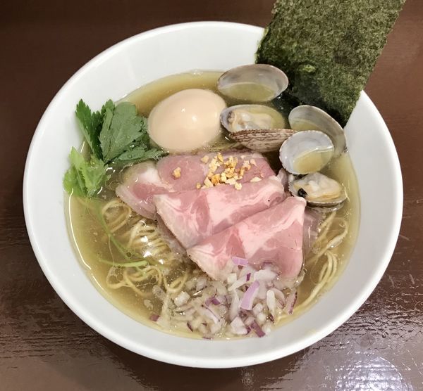 「上中華(海塩) まかない丼ミニ」@中華そば うお青の写真