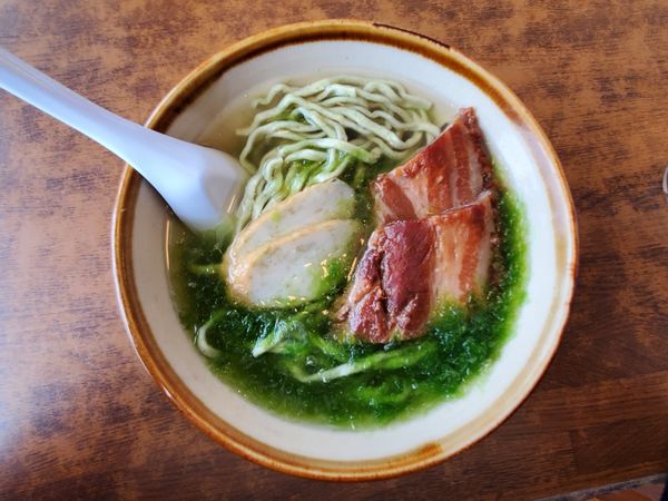 「アーサそば」@なかむらそばの写真