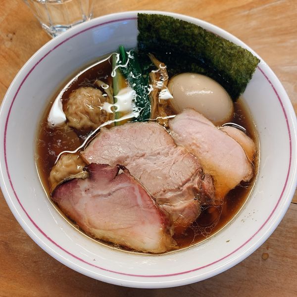 「特製中華そば」@白河手打中華そば  一番いちばんの写真