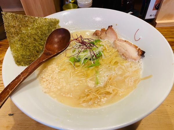 「鶏白湯」@鶏そばつけそば そるとの写真