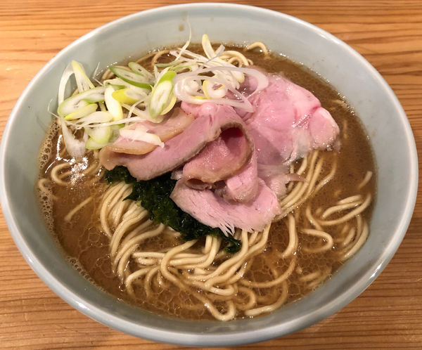「かに豚骨らぁ麺　醤油900  大盛り100」@魚焚の写真