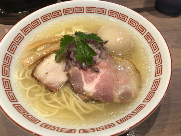 「味玉中華そば（塩）880円」@麺屋 必道の写真