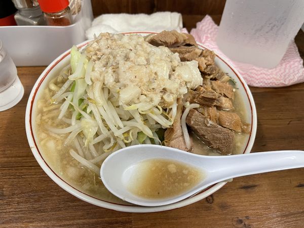 「小ぶたW」@ラーメン二郎 品川店の写真