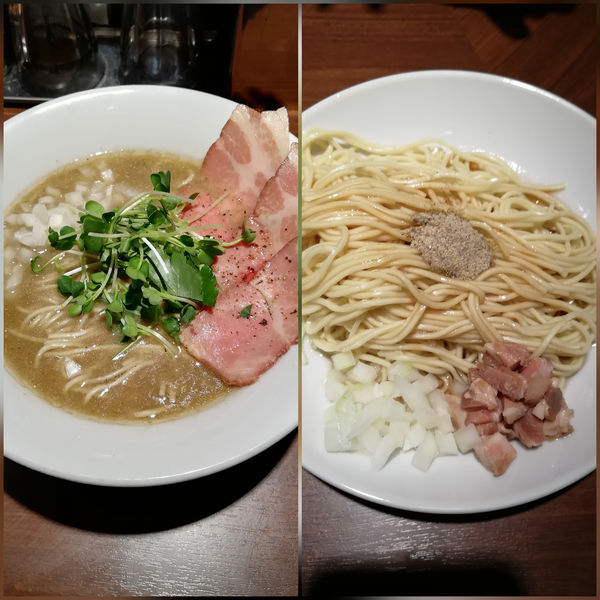 「濃厚烏賊煮干中華そば(塩)790円+替え玉190円」@麺屋 ねむ瑠の写真