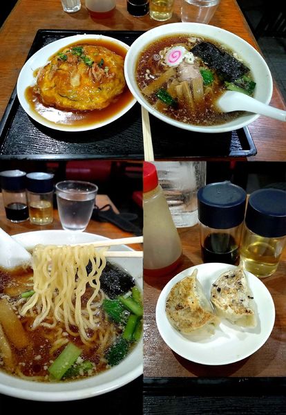 「天津丼&ラーメン&ぎょうざ2個の『Ｂセット(¥980)』」@中華つばめの写真