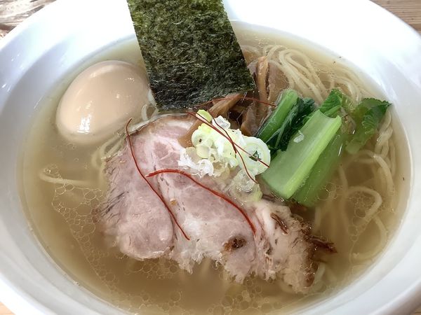 「味玉しおらーめん　980円」@らーめんHANABIの写真