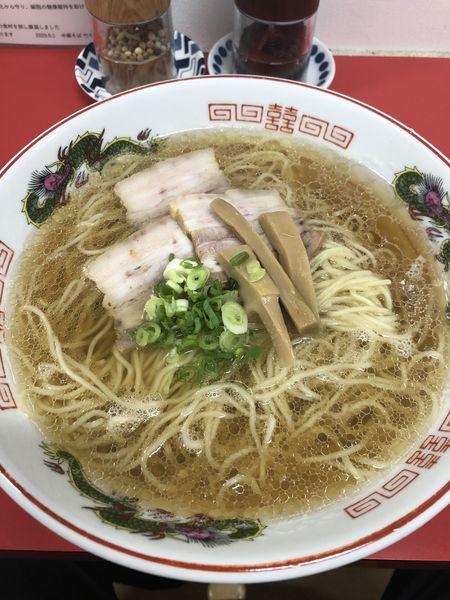 「中華そば800円➕大盛り(クーポン)」@中華そば 竹千代の写真