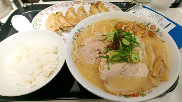 「【昼】道玄坂店限定：にんにく王将ラーメン」@餃子の王将 道玄坂店の写真