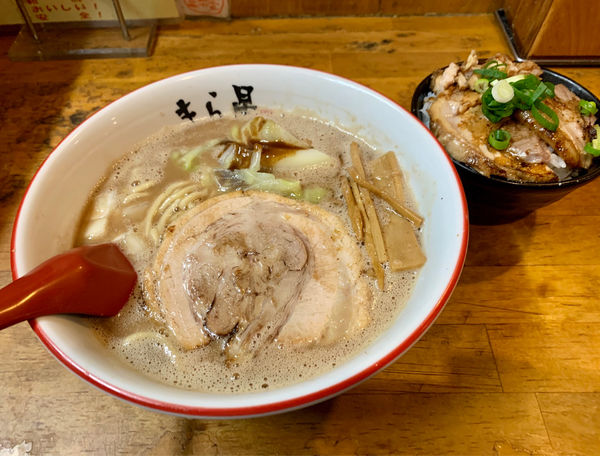 「ラーメン＋チャーシューご飯」@きら星の写真