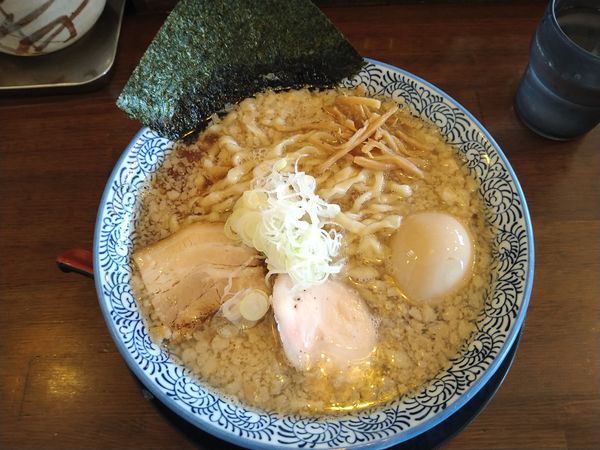 「味玉背脂のこく煮干らぁめん¥900-」@千葉房総 麺のマルタイの写真