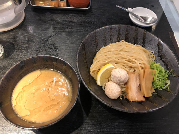「濃厚鶏つけめん(大盛、白)」@つけめんTETSU 三鷹店の写真