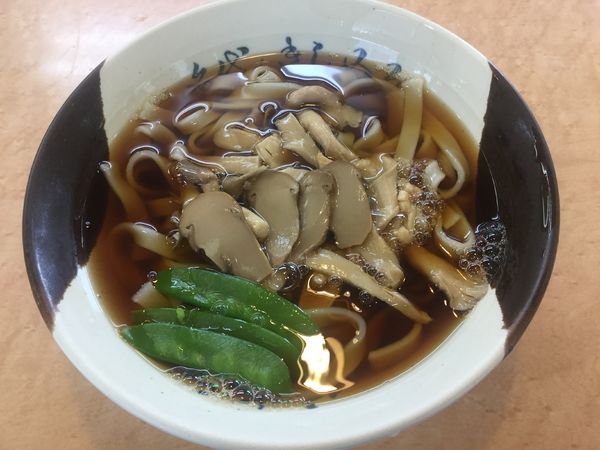 「【期間限定】秋のきのこきしめん(¥510)」@名代きしめん 住よし JR名古屋駅10・11番ホーム店の写真