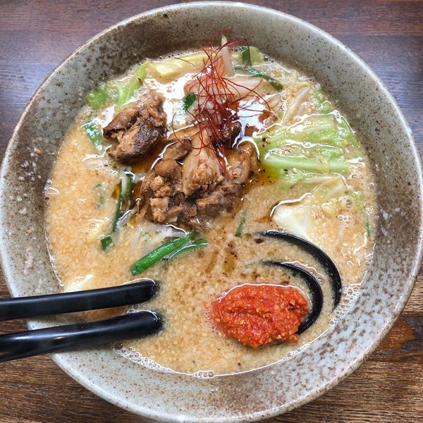 「辛味噌」@信州麺屋 とんずら －カエン－の写真