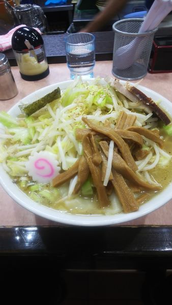 「中華そば並塩味、野菜」@所沢大勝軒の写真
