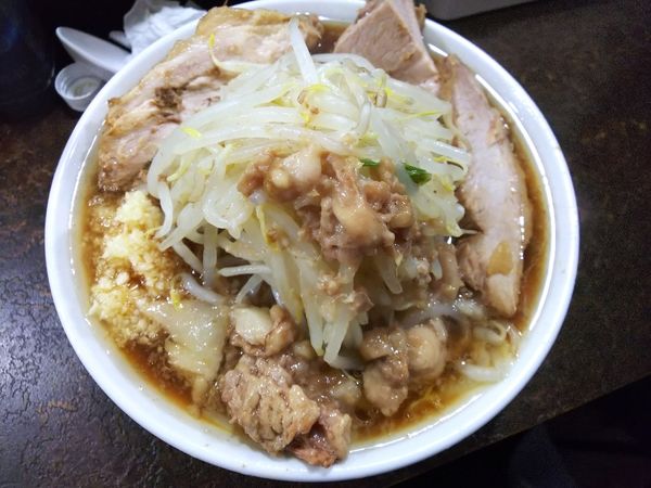 「らーめん　ニンニクアブラ　850円」@ぶたけん。の写真