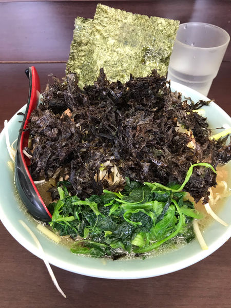 「岩海苔ネギラーメン」@ラーメンショップ 二ツ橋店の写真