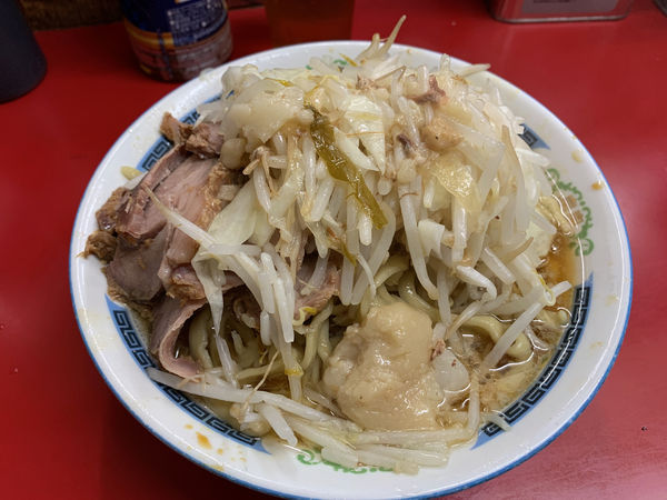 「小ラーメン豚入り」@ラーメン二郎 目黒店の写真