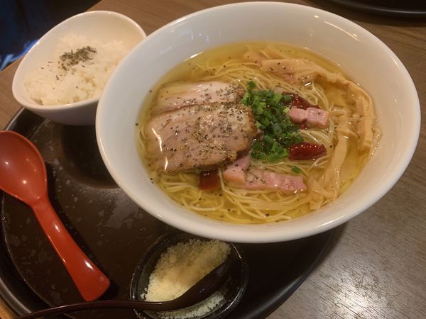 「ペペロンラーメン+リゾット」@十夢の写真