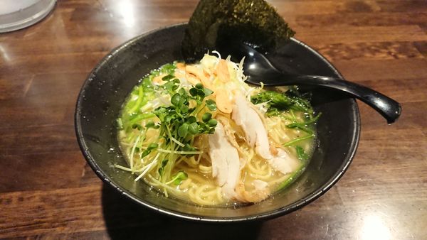 「塩もりそば850円+大盛150円」@麺匠 伊助の写真