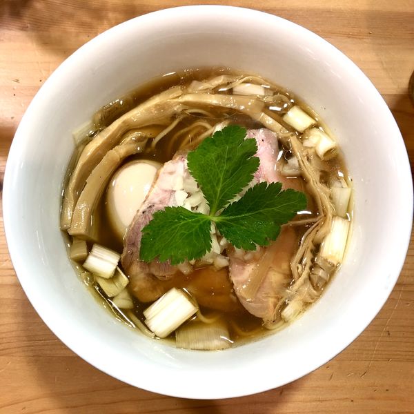 「【週替わり限定】 蛤醤油そば ￥850」@アメノオトの写真