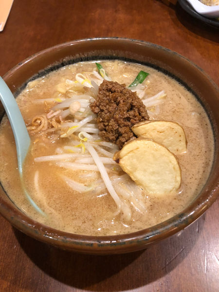 「北海道味噌ラーメン」@蔵出し味噌 麺場 田所商店 北名古屋店の写真